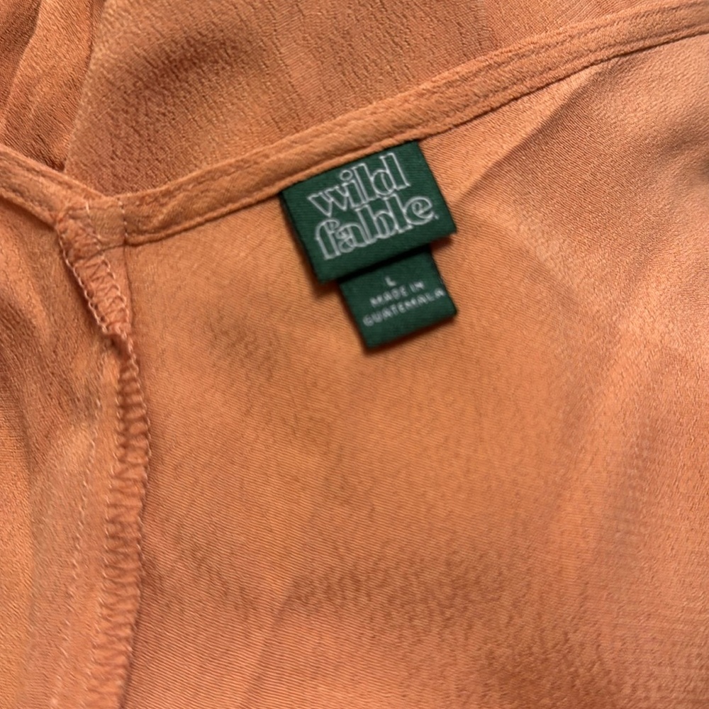 Wild fable peach sleeveless jumpsuit shorts - Picture 5 of 7
